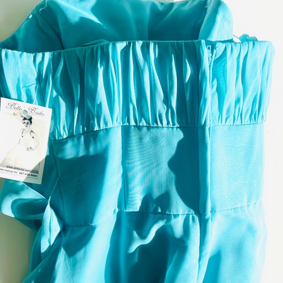 New Party Dress With Tag turquoise colour - Picture 6 of 6